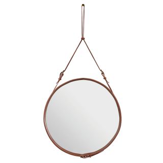 Gubi Round Adnet Mirror Tan