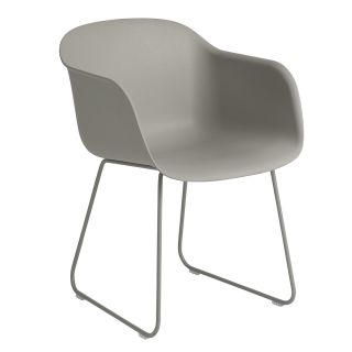 Muuto Fiber Sled Chair Grey