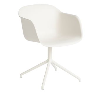 Muuto Fiber Chair - Swivel Base - White