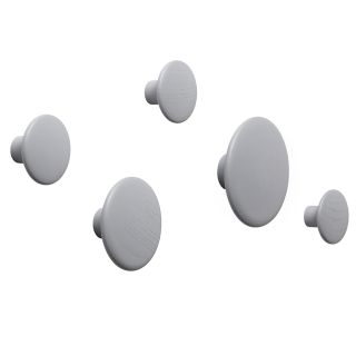 Muuto Dots Coat Hooks grey 