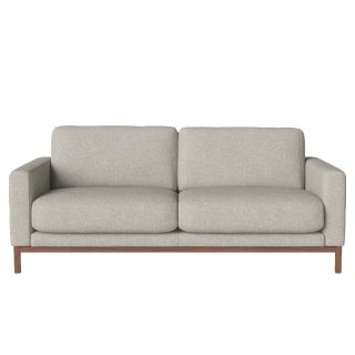 Bolia North Sofa 2.5 Seater qual sand with walnut legs