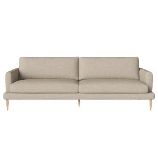 Bolia Veneda 3 Seater Sofa Baize Sand and white oak legs