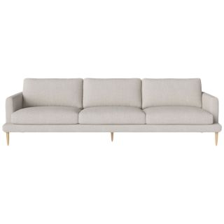 Bolia Veneda 4 seater Sofa Memory grey white with white oak legs
