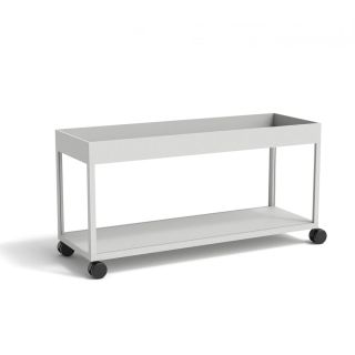 HAY New Order Storage Unit w. Wheels - Combination 101 light grey