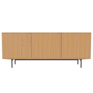 Bolia Silent Sideboard oiled oak on steel base