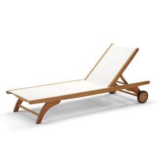 Skagerak Columbus Sunbed white
