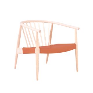 L. Ercolani Reprise Chair with Hide Seat