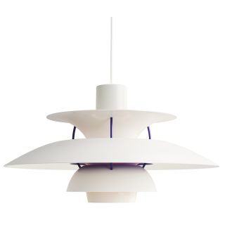 Louis Poulsen PH5 Pendant Light, Classic White