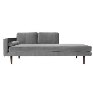 Broste Copenhagen Wind Chaise Longue, Grey Drizzle
