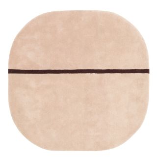 Normann Copenhagen Oona Rug, Rose 140x140cm