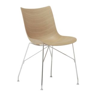 Kartell P Wood Dining Chair Light Wood