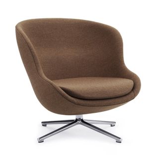 Normann Copenhagen Hyg Lounge Chair, Low Back Swivel 