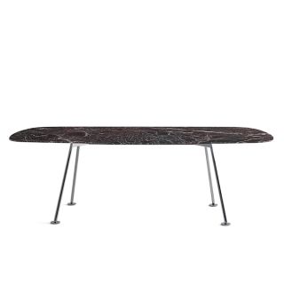 Knoll Grasshopper Rectangular Marble Table