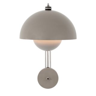 &Traditon VP8 Wall Lamp Grey Beige On