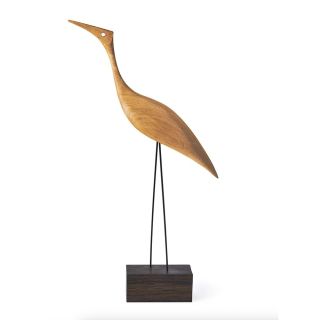 Warm Nordic Beak Bird, Tall Heron, Oak