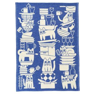Wrap Tea Towel - Kitchen Cats