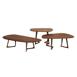 Zeitraum Twist Stone Coffee Table Trio