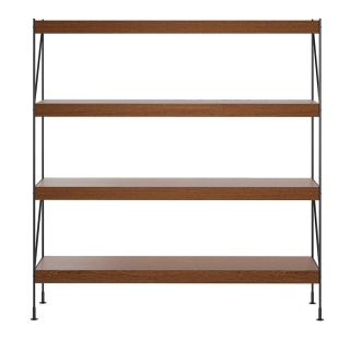 Audo Copenhagen Zet Storage System - Four Tier, Dark Stained Oak