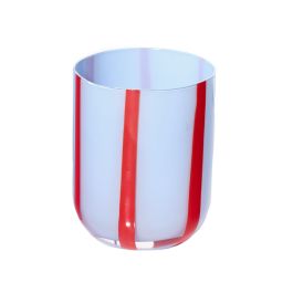MAEGEN Atina Glass Tumbler - Blue & Red