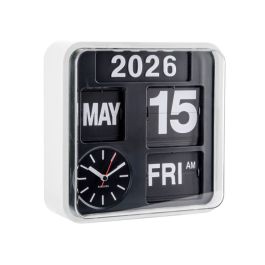 Karlsson Mini Flip Wall Clock - White