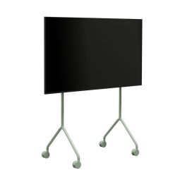 Pedestal Moon Light TV Stand - Mossy Green