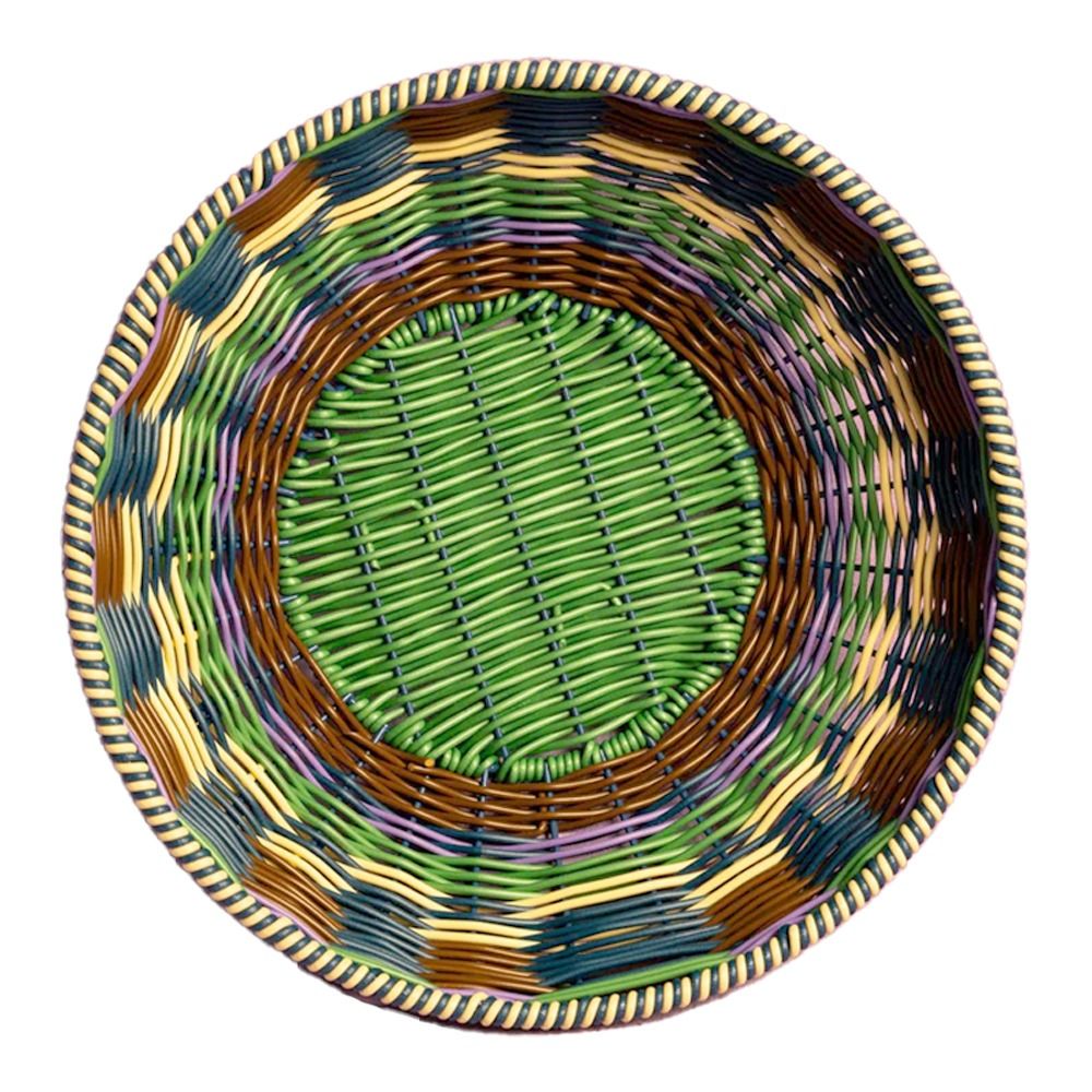 Buy the MAEGEN Woven Bowl in Brown & Green