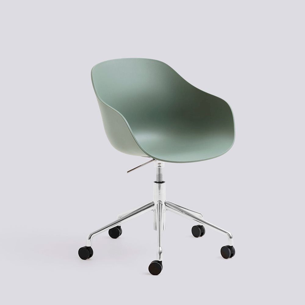 HAY About a Chair AAC252 - Swivel Base, Recycled Plastic Shell