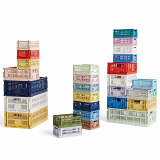 HAY Colour Crate RE All Sizes Stacked