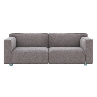 Knoll barber osgerby sale three seater sofa