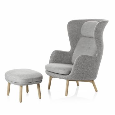 Fritz Hansen Ro Chair - Designer Selection Light Grey