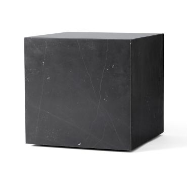 Audo Copenhagen Marble Plinth Cubic Nero Marquina