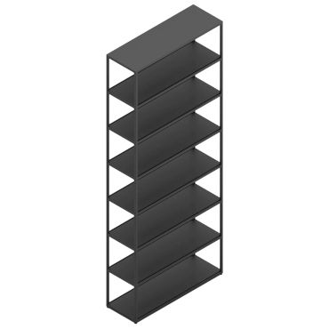Hay New Order Shelving Unit - Combination 701 Charcoal
