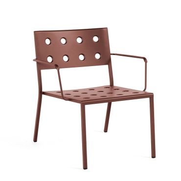 HAY Balcony Lounge Armchair - Iron Red