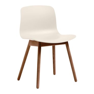 Hay About a Chair AAC12 off white & walnut 
