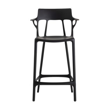 Kartell A.I. Counter Stool, Black