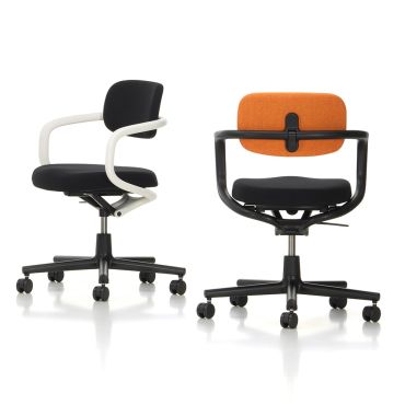 Vitra Allstar Chair Black & Orange, Back & White 