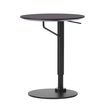 Audo Copenhagen Branch Side Table Charcoal Linoleum