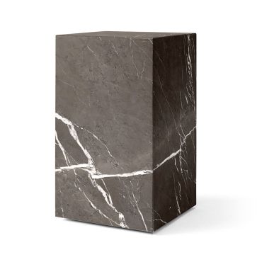 Audo Copenhagen Marble Tall Plinth - Brown & Grey Kendzo