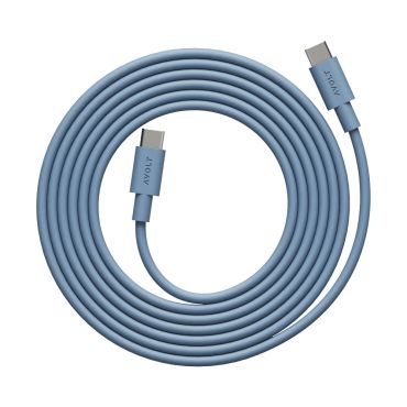 AVOLT Cable 1 USB-C to USB-C - Shark Blue