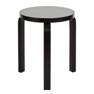 Artek Stool 60 - Black / Black