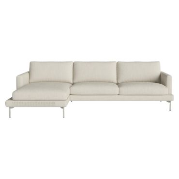 Bolia Veneda 3.5 Seater Sofa w. Chaise Left - Plaza Bouclé, Beige