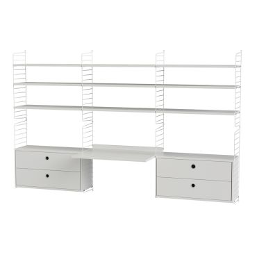 String Home Office/Working Bundle W F White