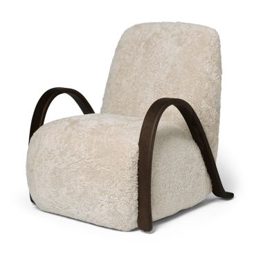 Ferm Living Buur Lounge Chair - Sheepskin