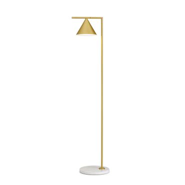 Flos Captain Flint Floor Lamp brushed brass 
