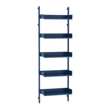 Case Furniture Slot Shelving Unit - Single 600 in Deep Blue