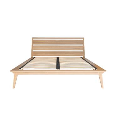 Case Furniture Valentine Bed in oak.