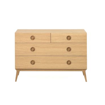Case Furniture Valentine Chest Of Drawers in oak.