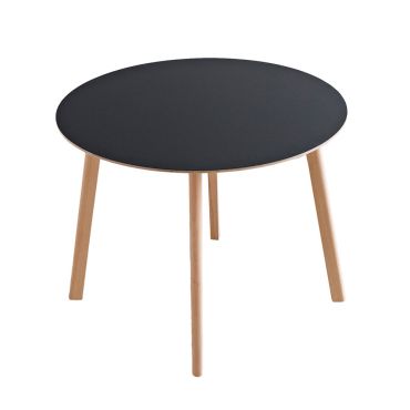 Hay Copenhague Deux CPH220 Table oak with black lino 