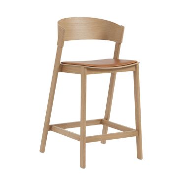 Muuto Cover Upholstered Seat Counter Chair