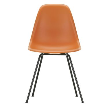 Eames Chair, Vitra DSX Rusty Orange Dining Chair